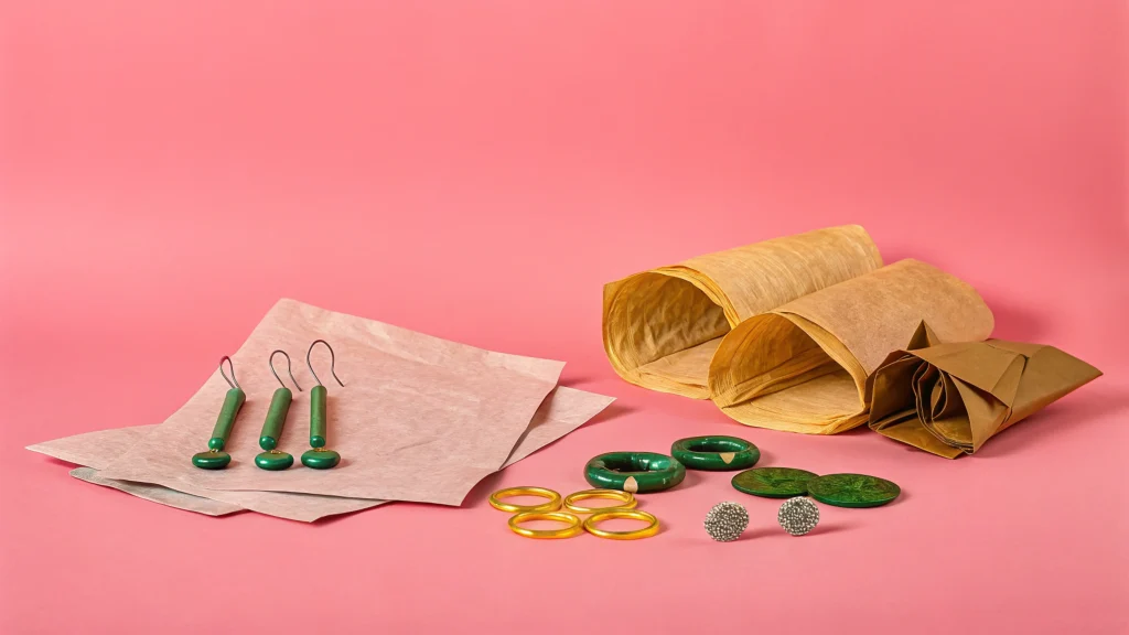 biodegradable paper materials for jewelry green