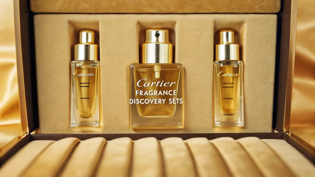 cartier fragrance discovery sets poster