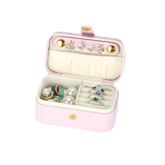 Compact and Functional Travel Jewelry Case Small - Secure Your Jewelry on Journeys - compact travel jewelry case4