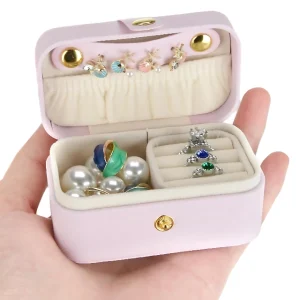 Compact and Functional Travel Jewelry Case Small - Secure Your Jewelry on Journeys - compact travel jewelry case5