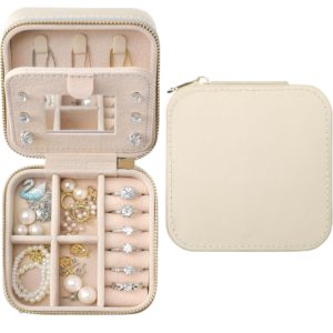 Compact Jewelry Travel Case Small -  Effortlessly Shield Your Valuable Jewelry During Journeys - jewelry travel case small 2