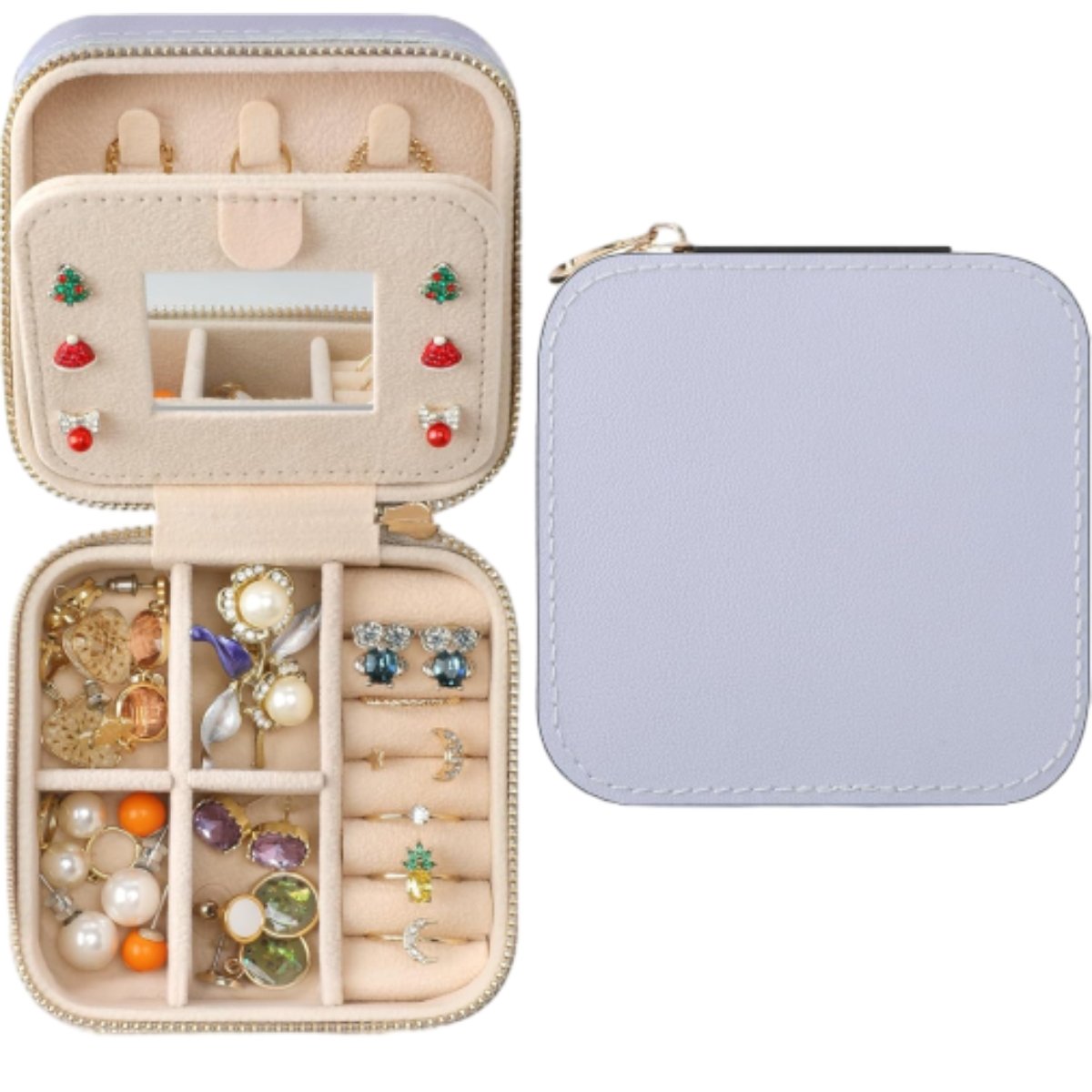 Compact Jewelry Travel Case Small -  Effortlessly Shield Your Valuable Jewelry During Journeys - jewelry travel case small 5
