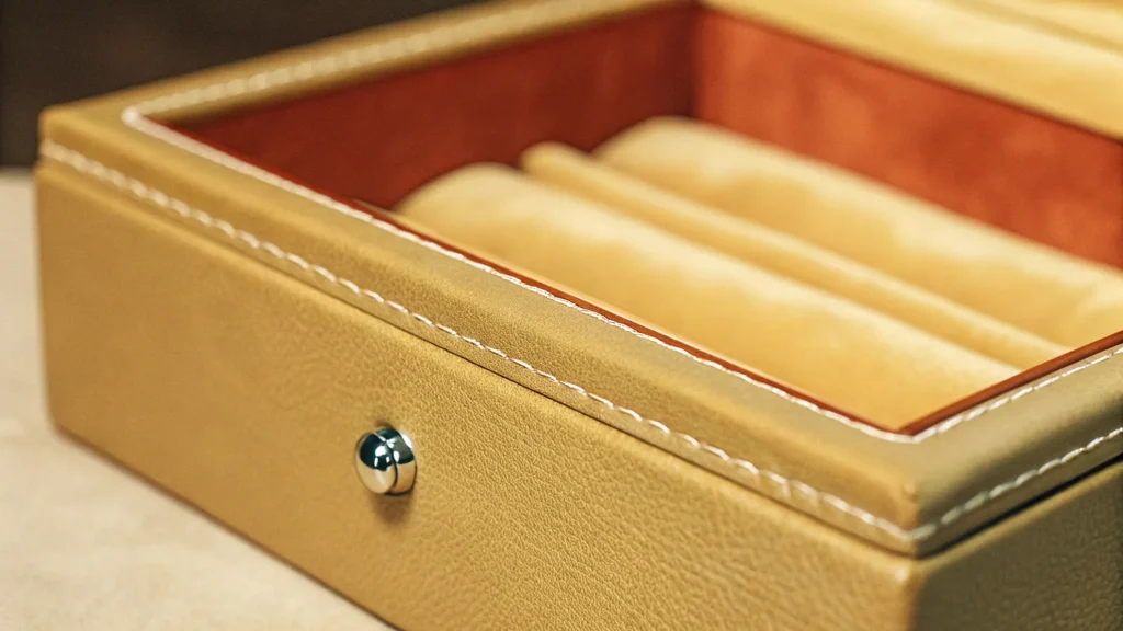 leatherette jewelry box