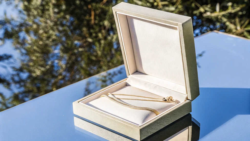 luxury necklace box