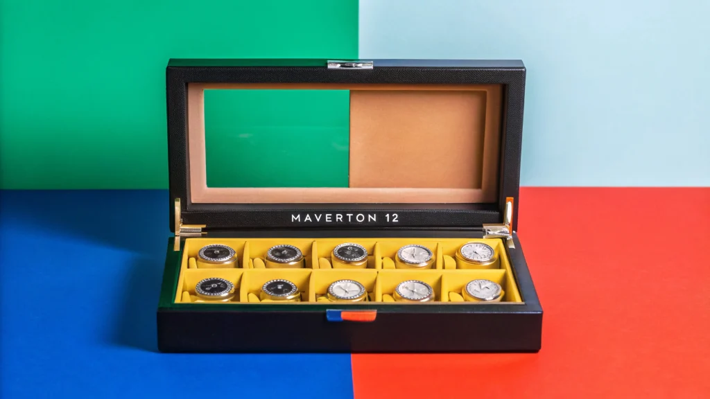 maverton 12 watch jewelry box for men