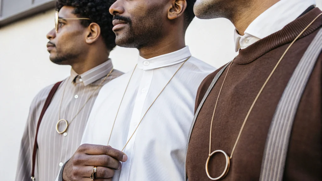 men wearing ring necklace 01