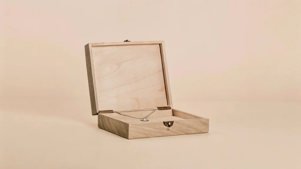 necklace jewelry box for men wood