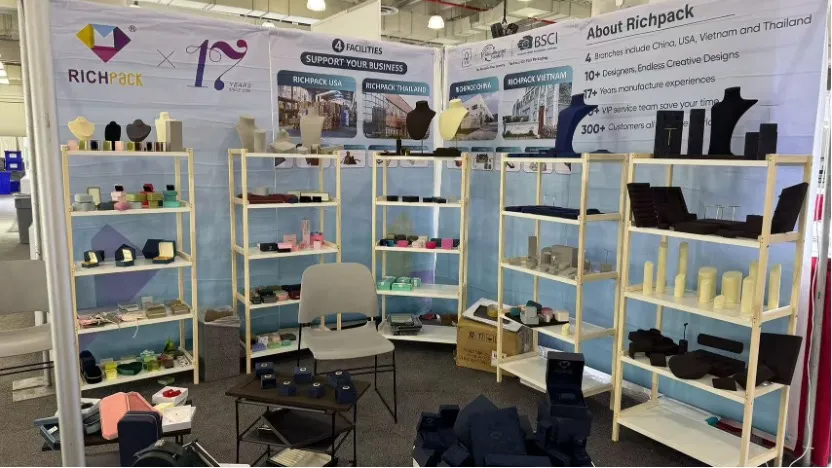 Richpack Showcases Innovative Jewelry Packaging Solutions at JA New York - richpack booth