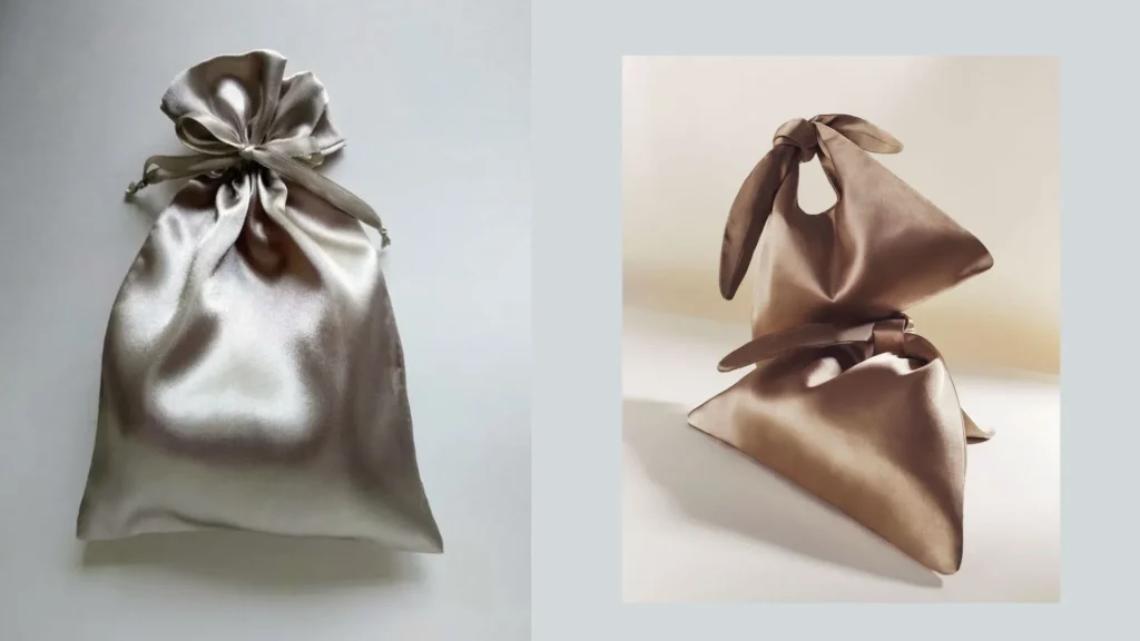 silk jewelry pouch elegant