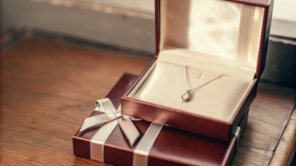 small necklace packaging