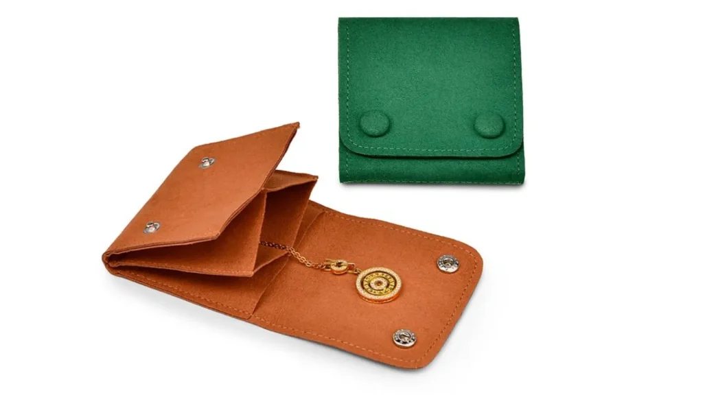 suede jewelry bags