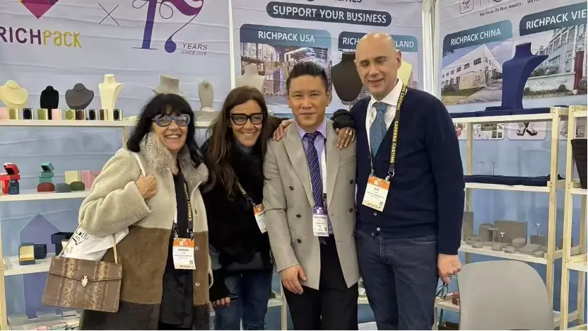 Richpack Showcases Innovative Jewelry Packaging Solutions at JA New York - team