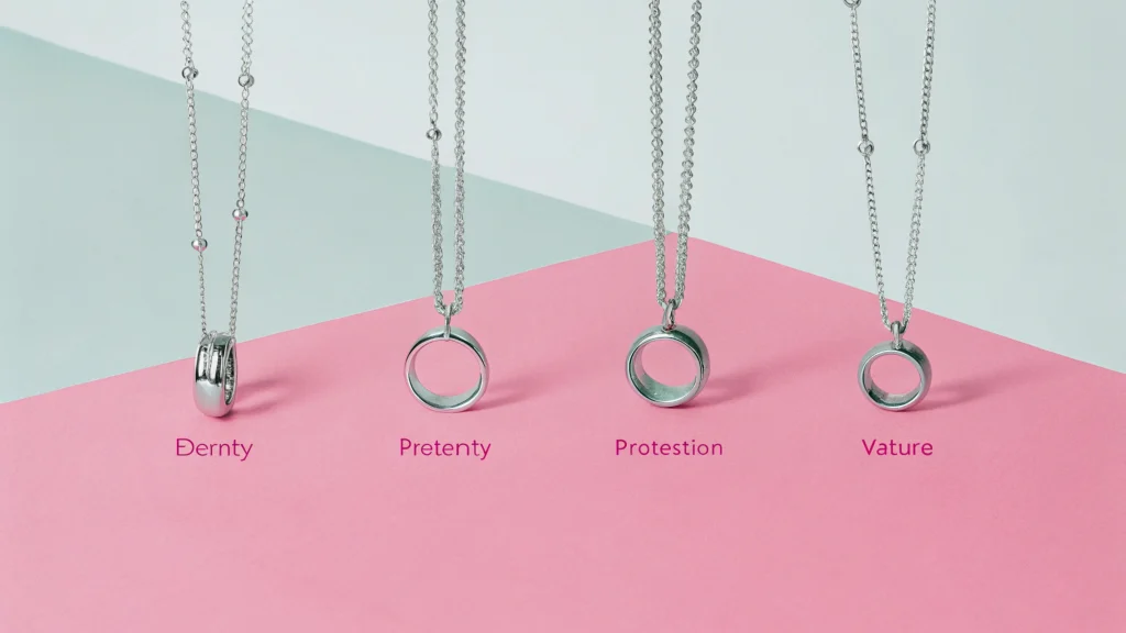 the history and symbolism of rings on necklaces