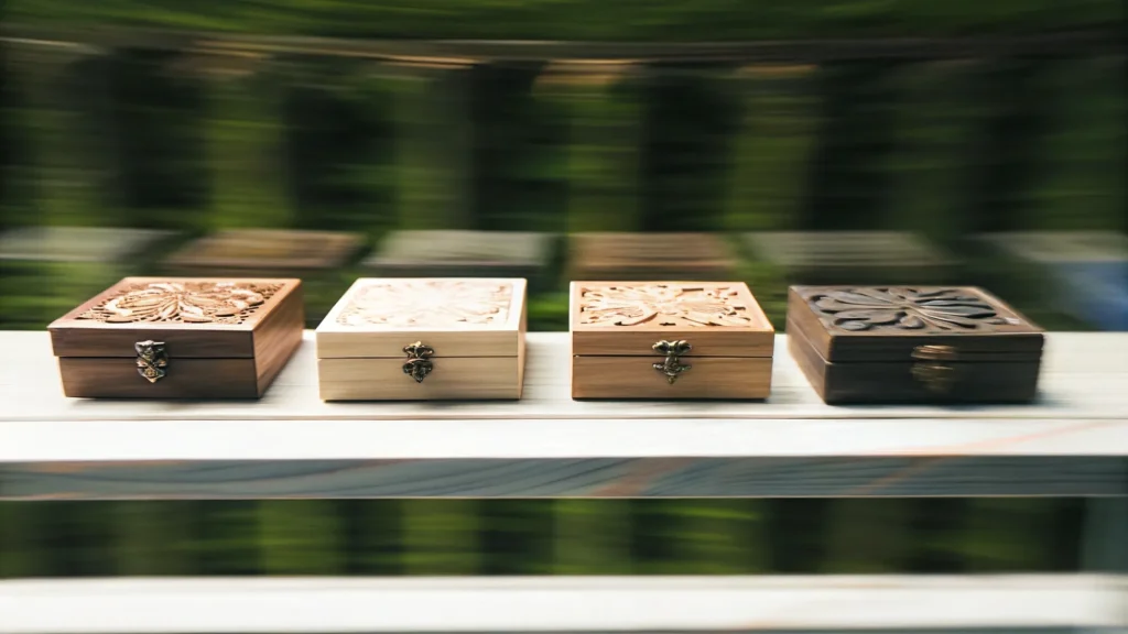 traditional wooden jewelry boxes