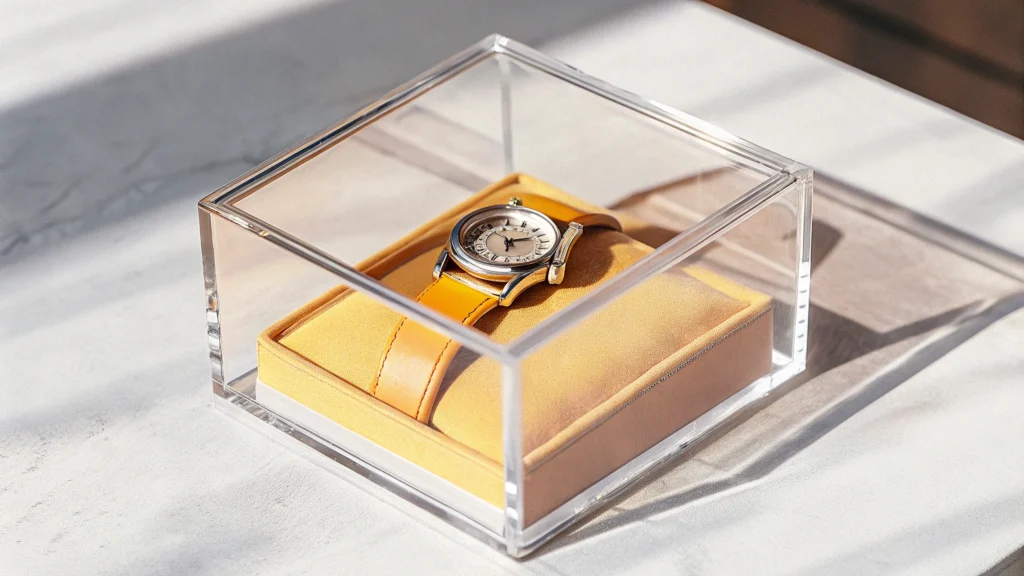 transparent acrylic box