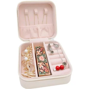 Adorable and Practical Travel Jewelry Case Mini - Keep Your Jewels Safe on Trips - travel jewelry case mini 2