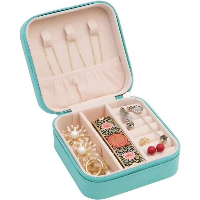 Adorable and Practical Travel Jewelry Case Mini - Keep Your Jewels Safe on Trips - travel jewelry case mini 5
