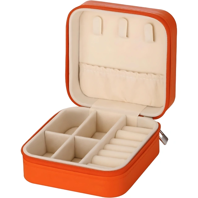 Compact and Functional Travel Jewelry Case Small - Secure Your Jewelry on Journeys - travel jewelry case small2