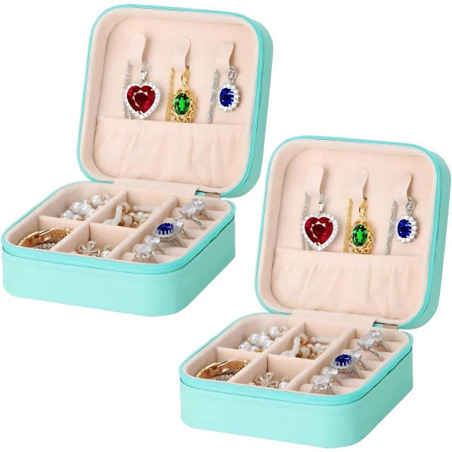 Compact and Functional Travel Jewelry Case Small - Secure Your Jewelry on Journeys - travel jewelry case small3