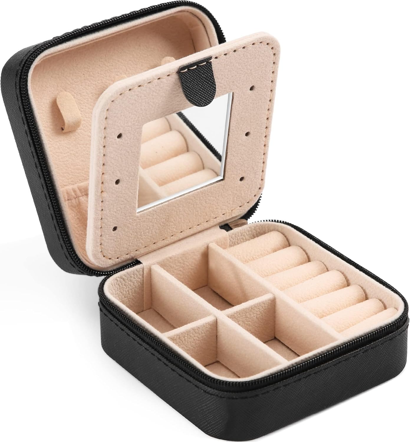 Sleek and Practical Travel Jewelry Organizer Small - Organize Your Jewelry on the Go - travel jewelry organizer small (5)