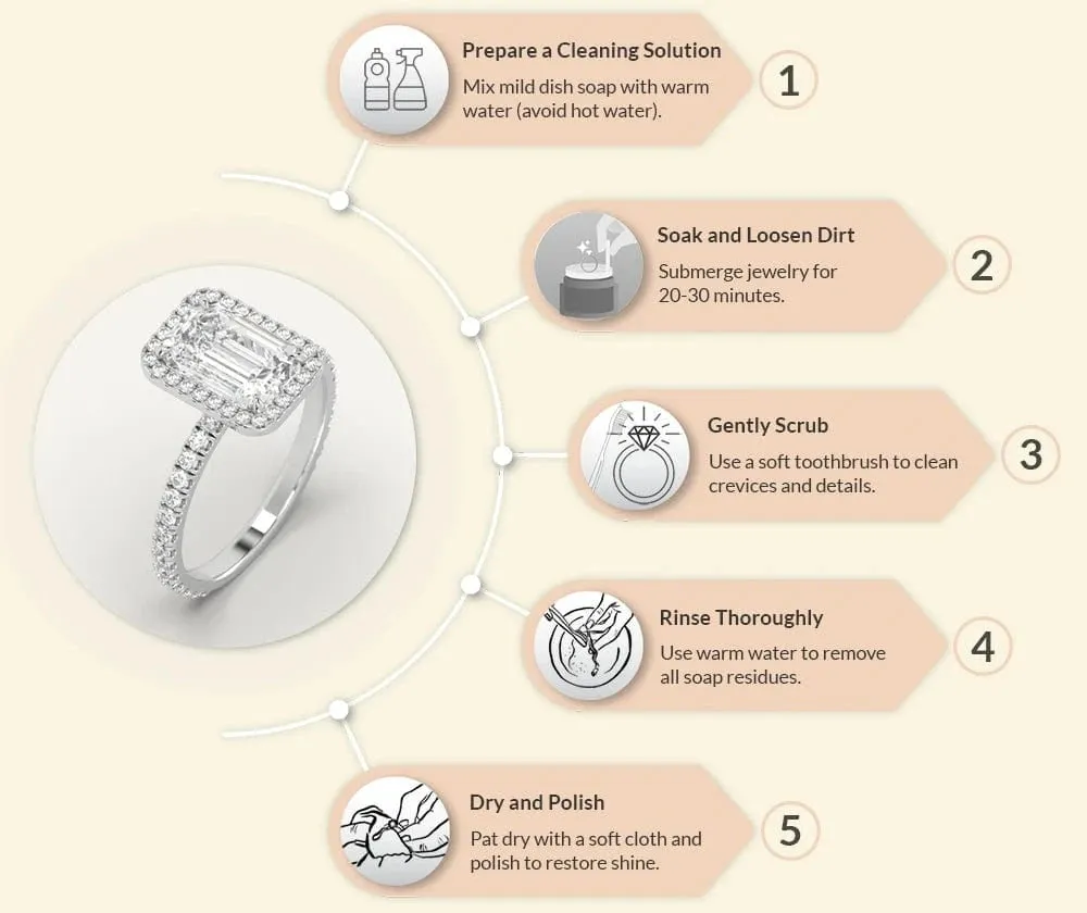 white gold jewelry maintaince