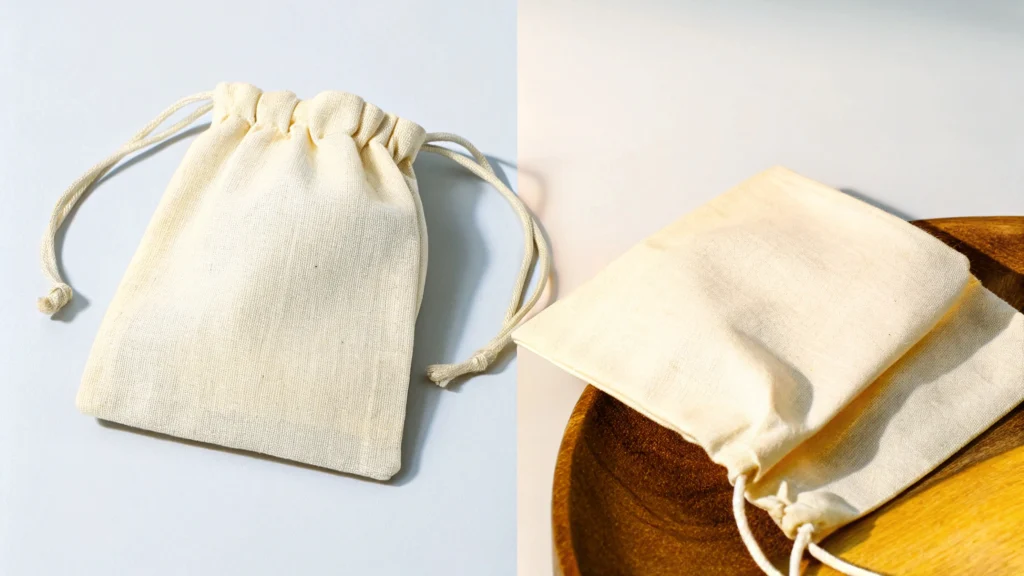 white natural cotton linen
