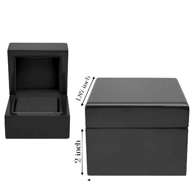 Upgrade Men's Watch Storage - Discover Richpack's PU Leather Single Watch Case Wristwatch Jewelry Storage Display Holder Cases for Men - wood men's jewelry box 2