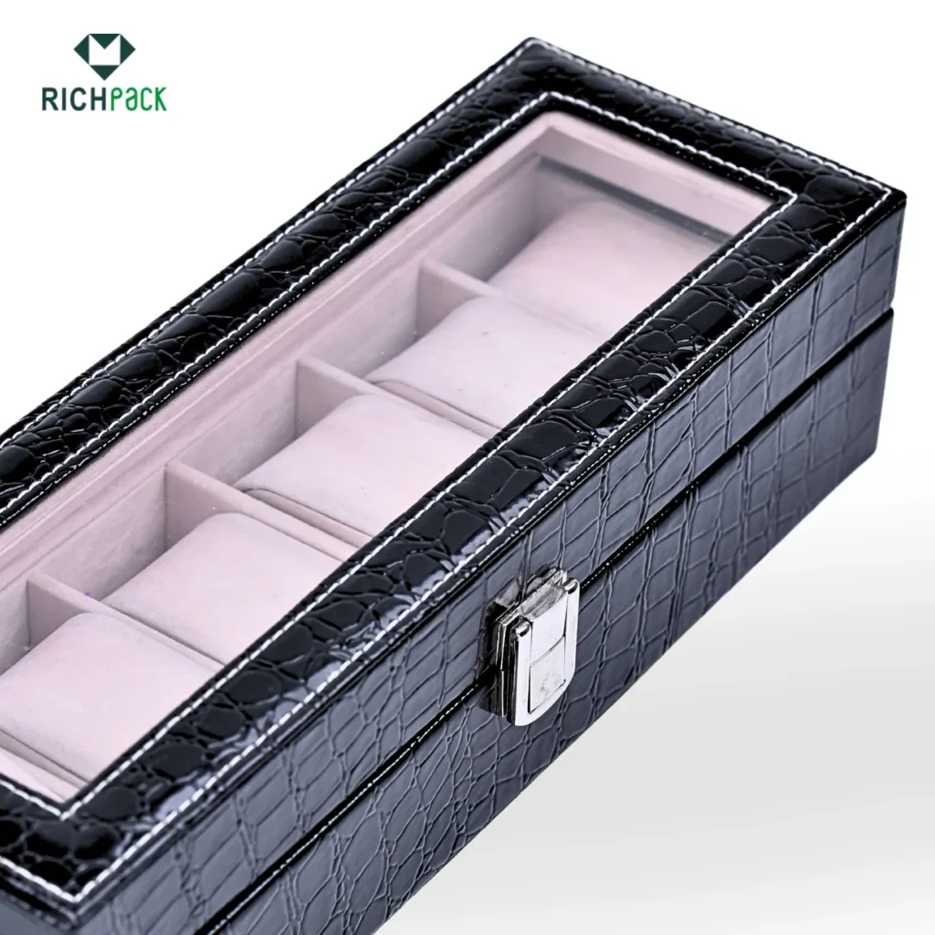 6 compartment watch storage box 002