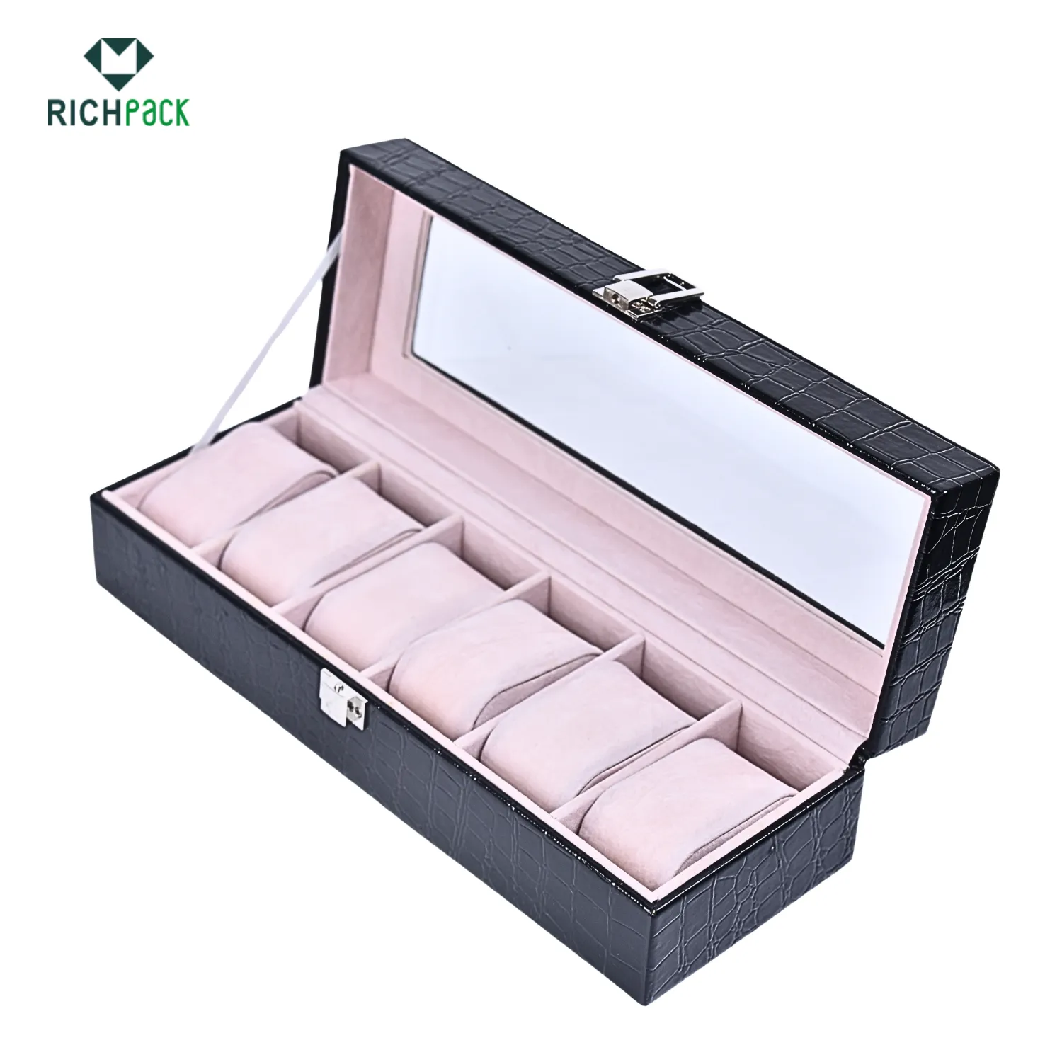 6 compartment watch storage box 005