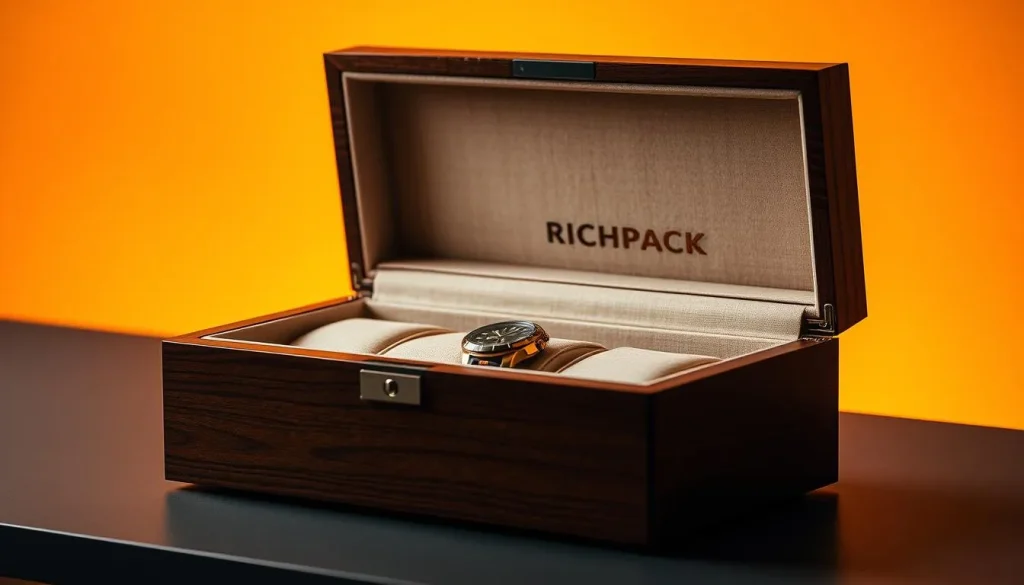 A jewellery box for men's watches turns a routine into a moment of elegance
