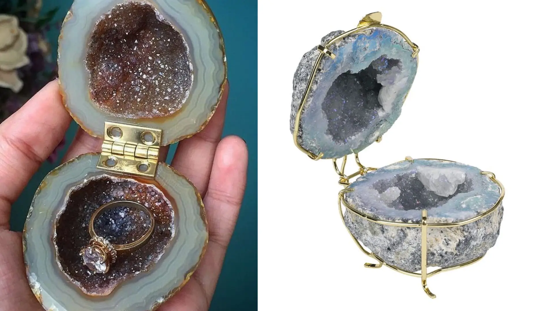 Geode Ring Box