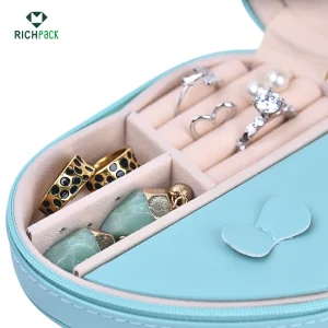 Tiffany blue heart shape jewelry storage box 005