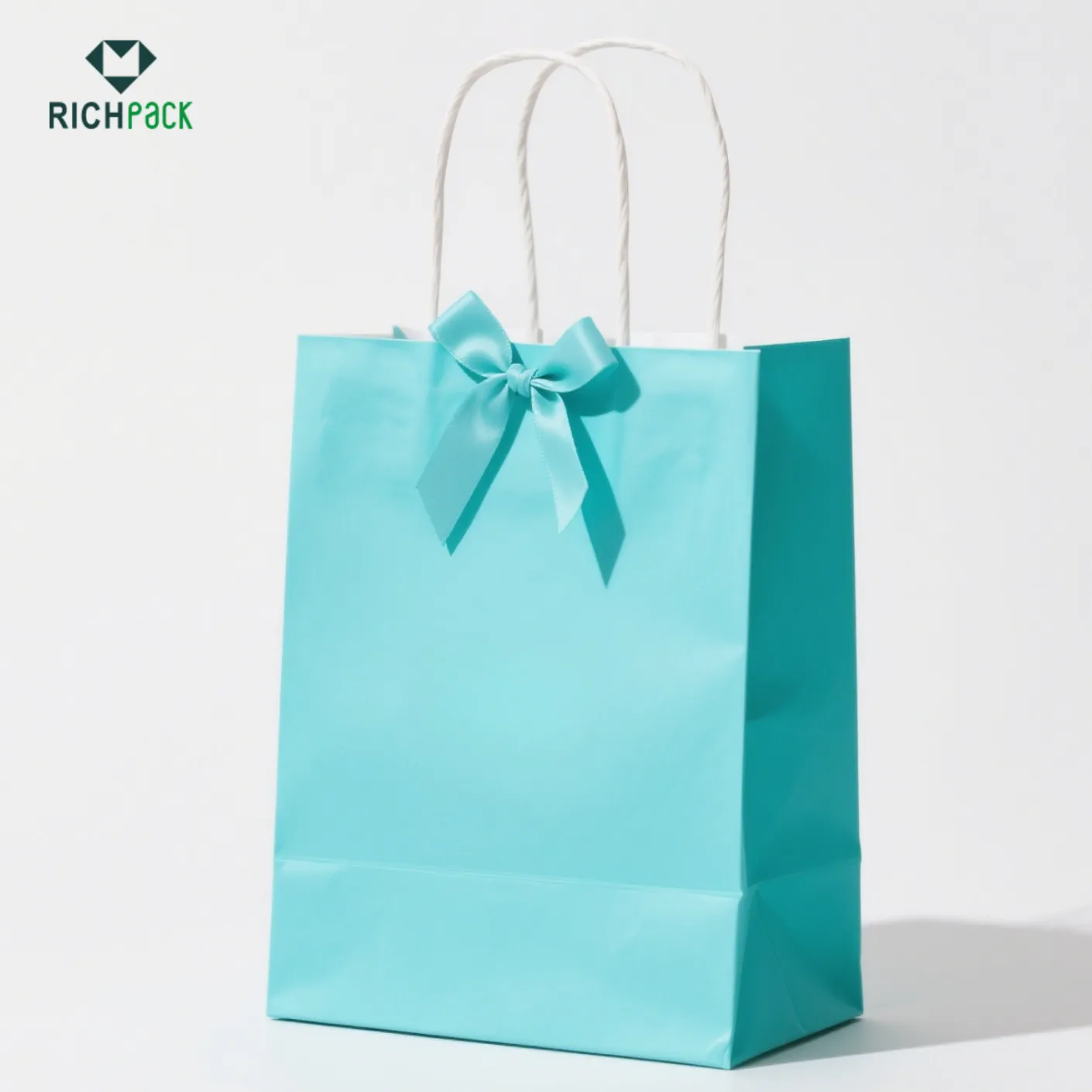 Tiffany blue paper bags for your jewelry brand 001