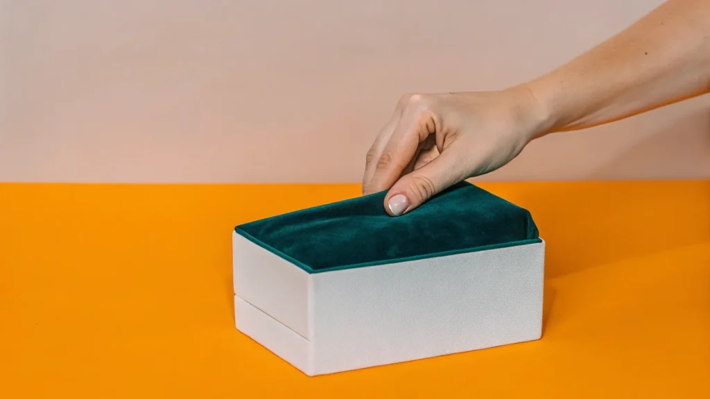 a photo that shows a person carefully placing the (1)