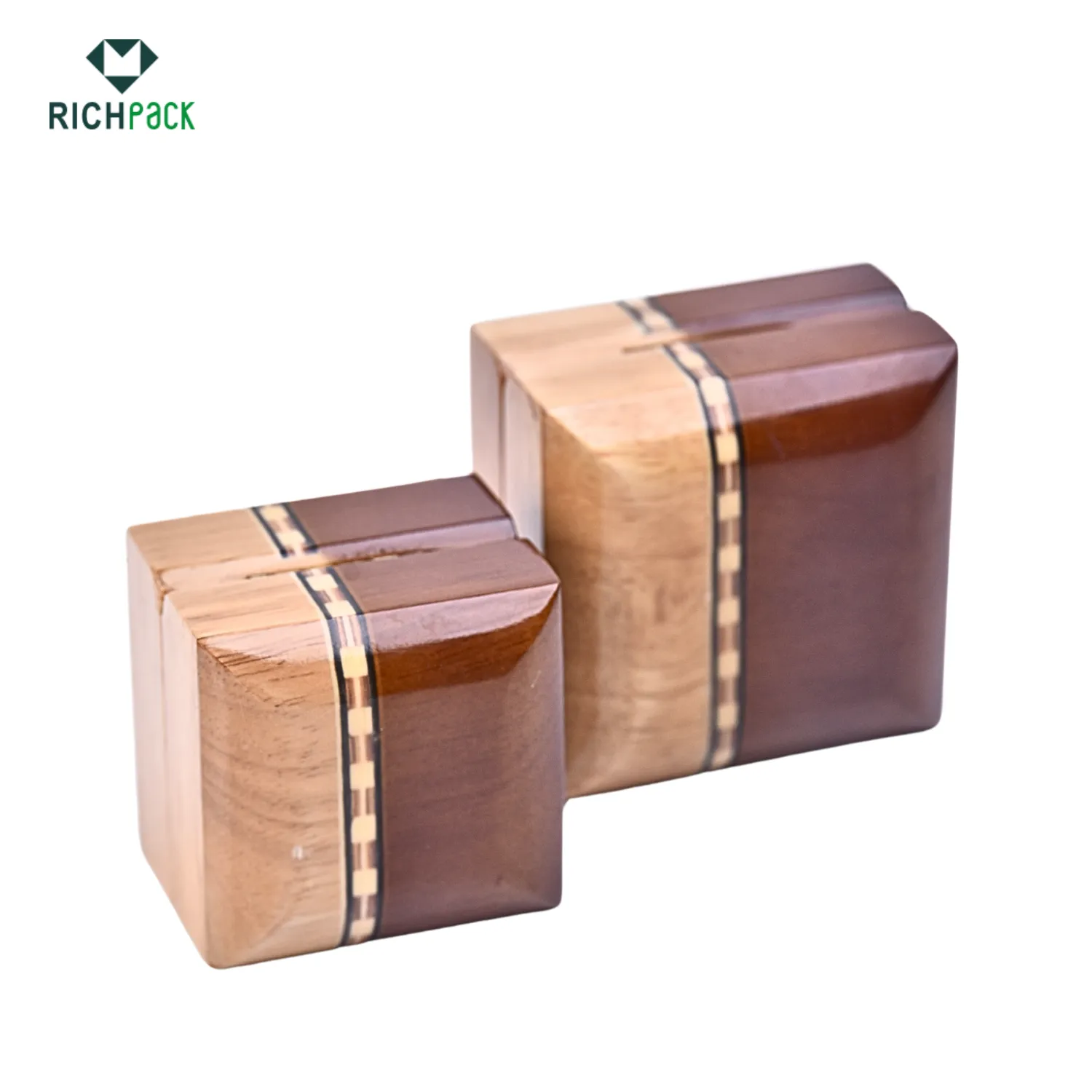 brooch necklace box wooden 002