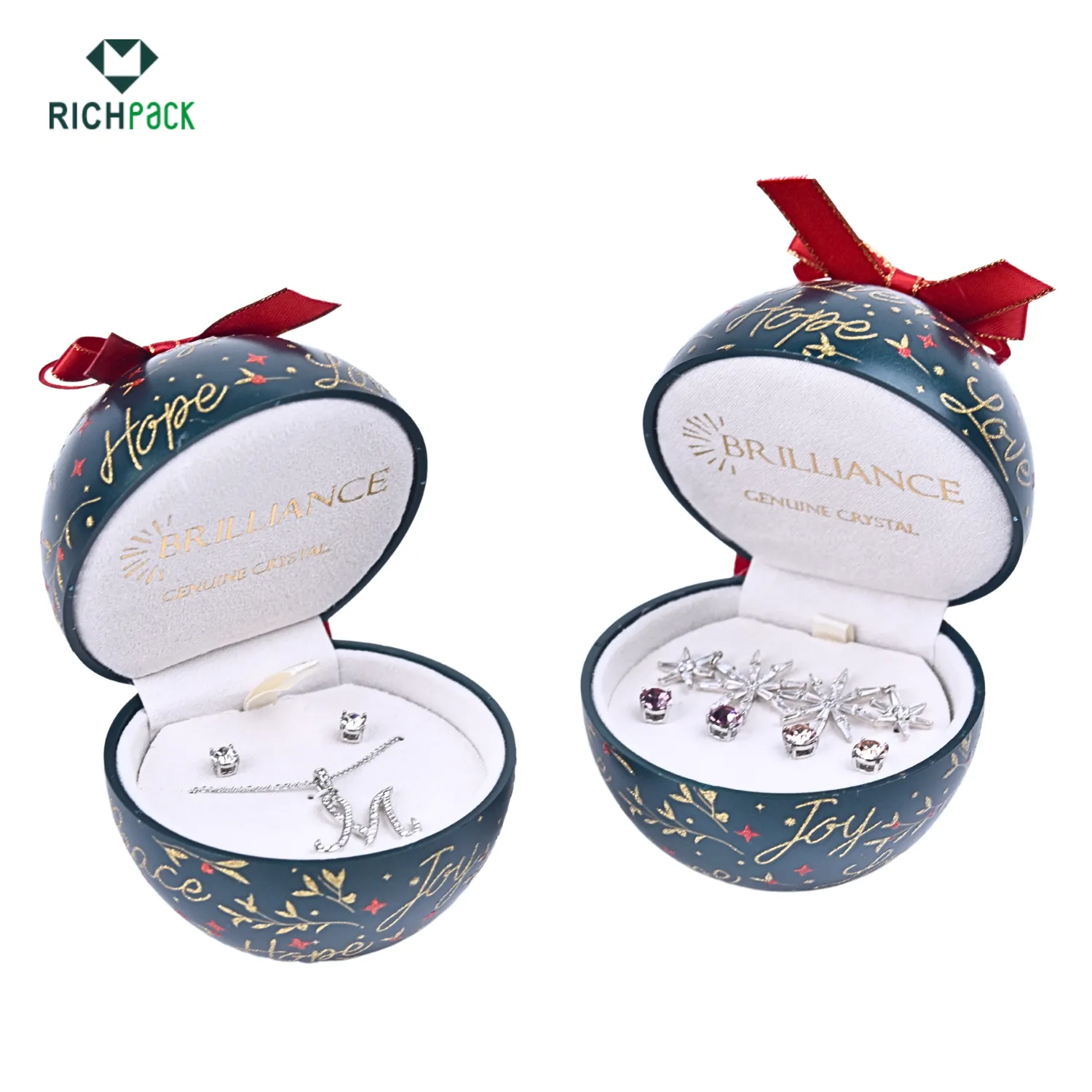 christmas style jewelry gift box ball 02