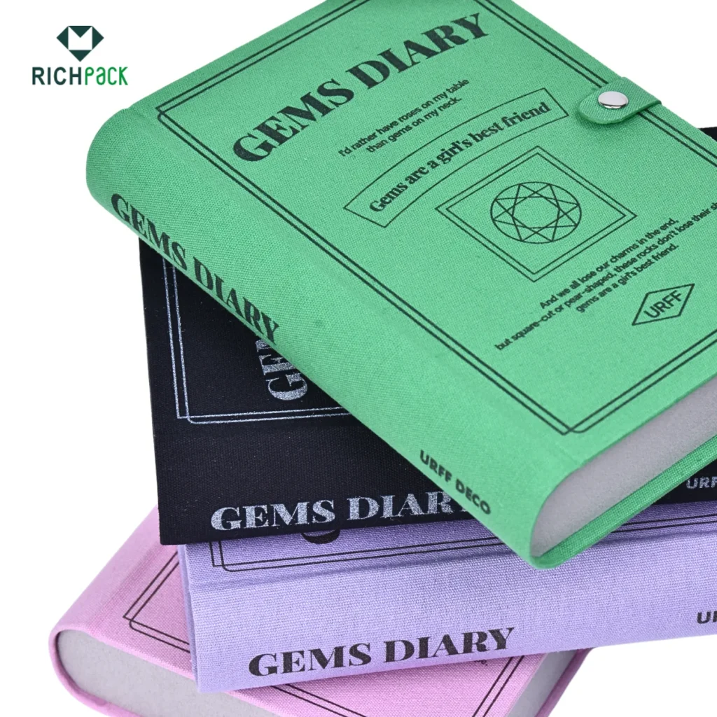 creative book shaped jewelry storage box 003