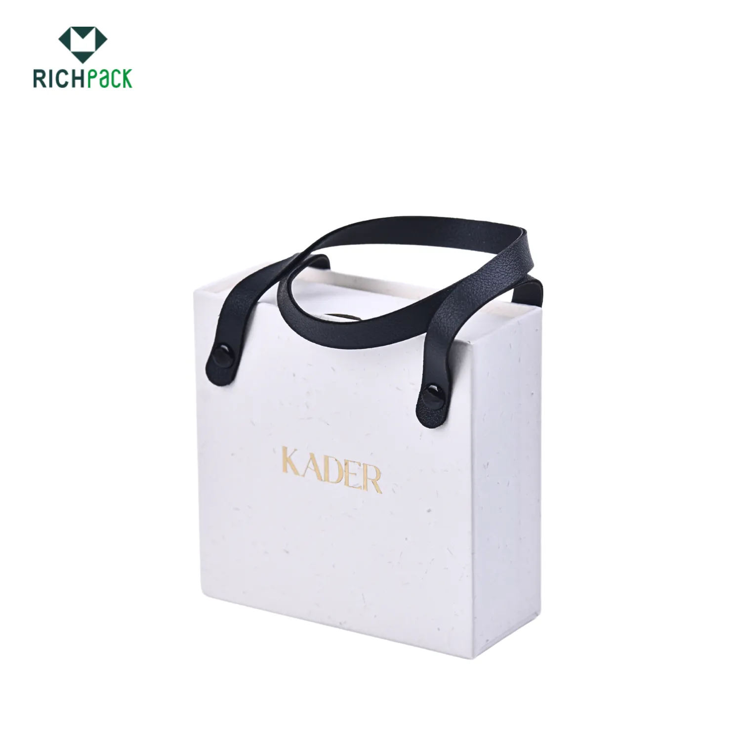 custom branding paper jewelry box with strings 001