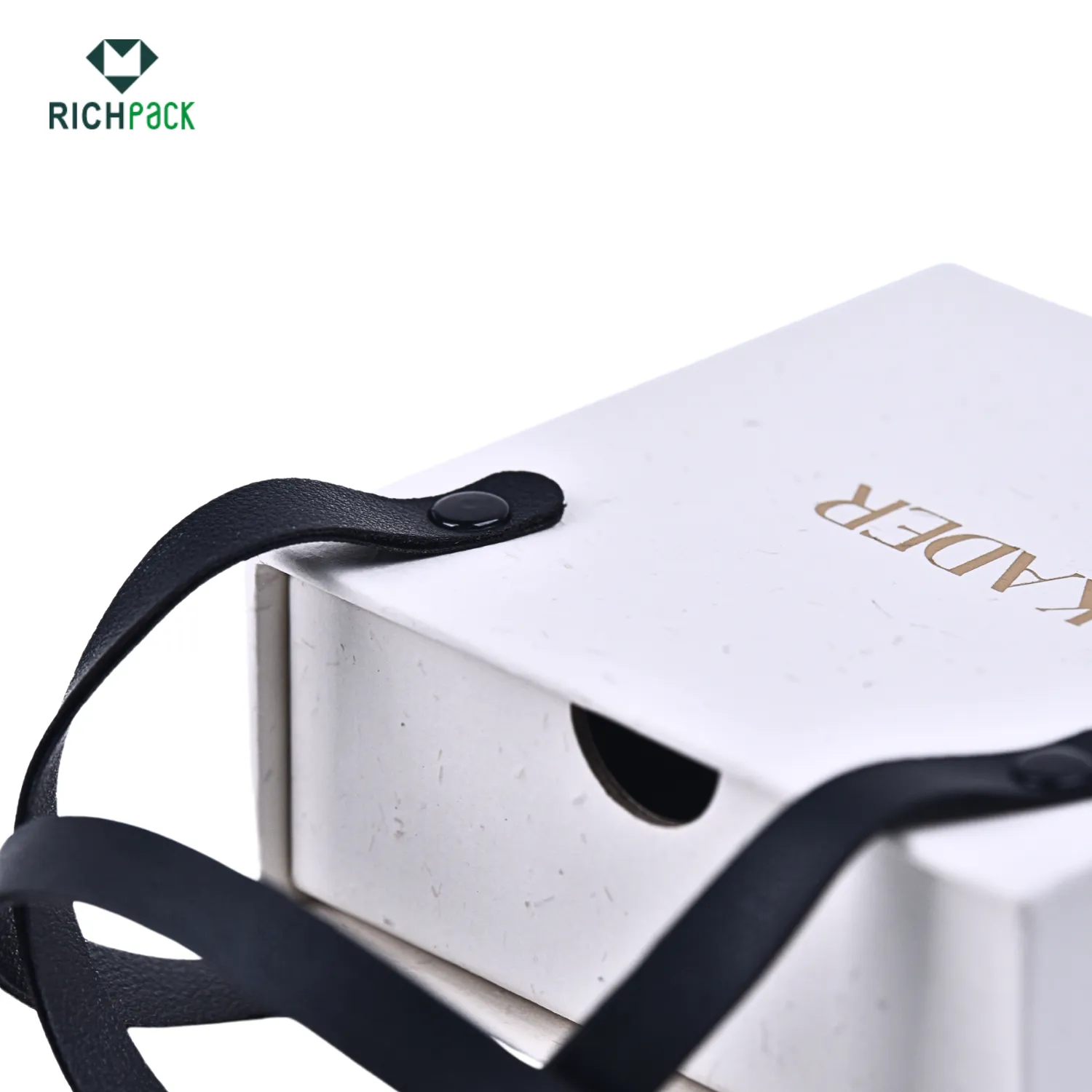 custom branding paper jewelry box with strings 004