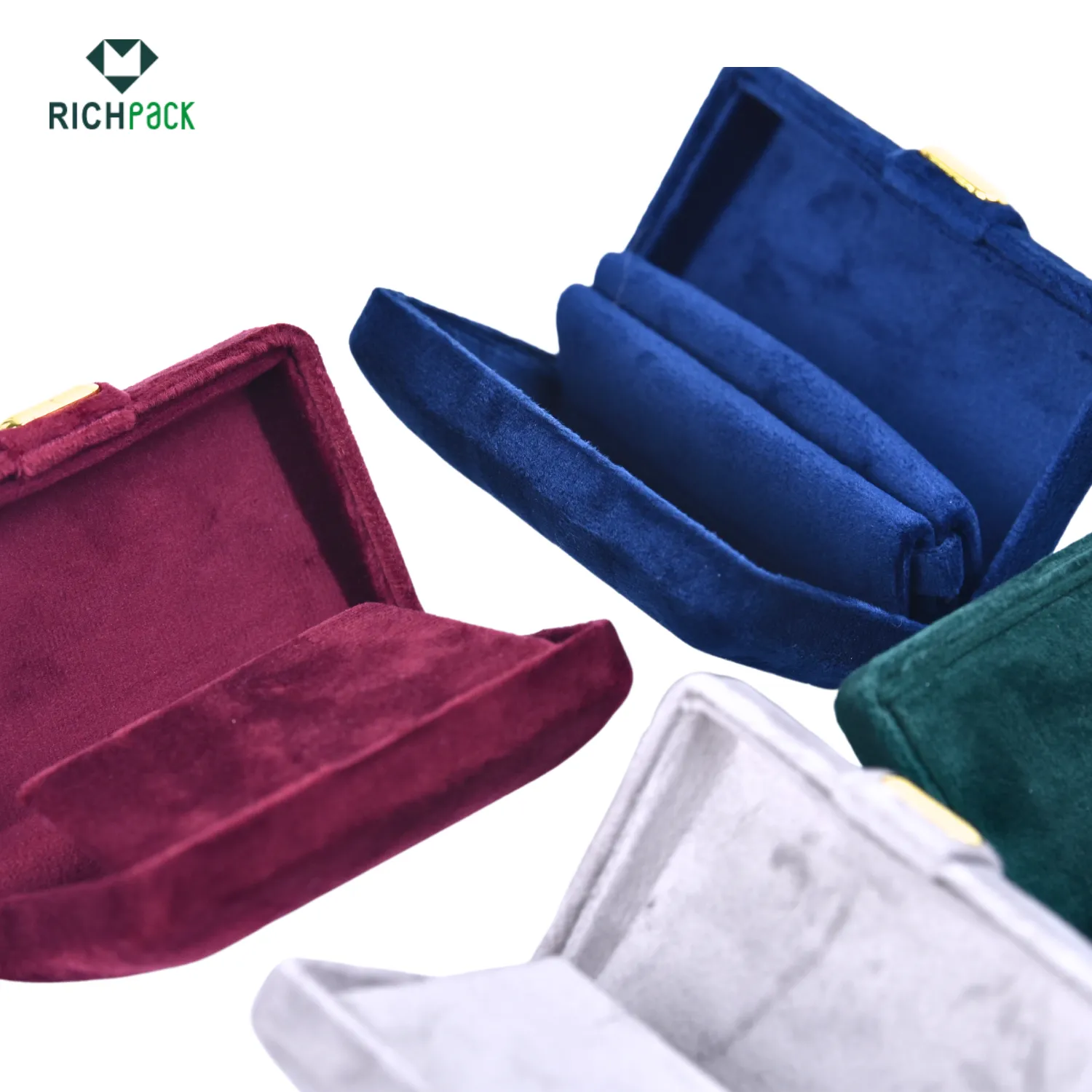 custom color velvet jewelry boxes 001