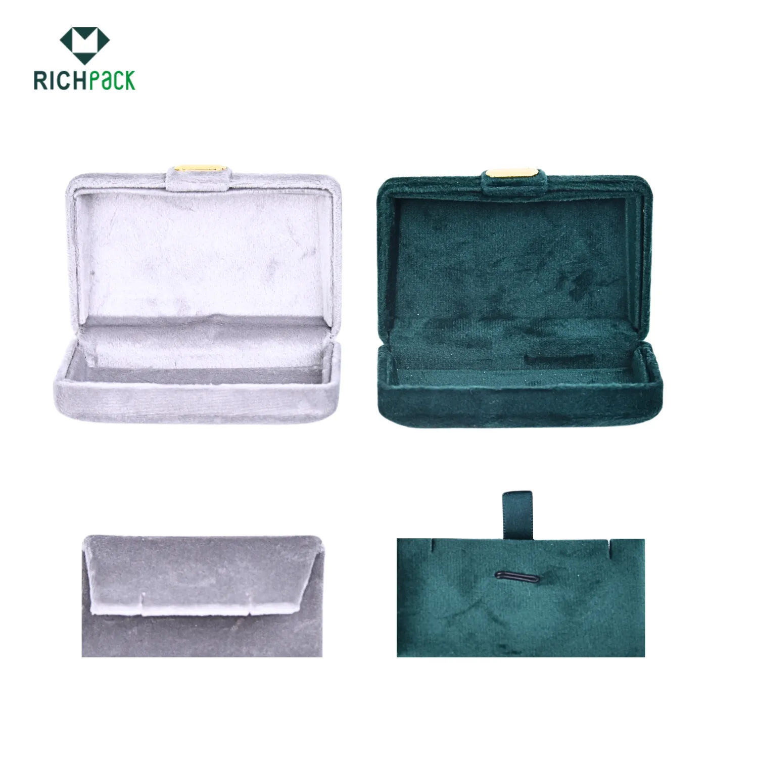 custom color velvet jewelry boxes 003