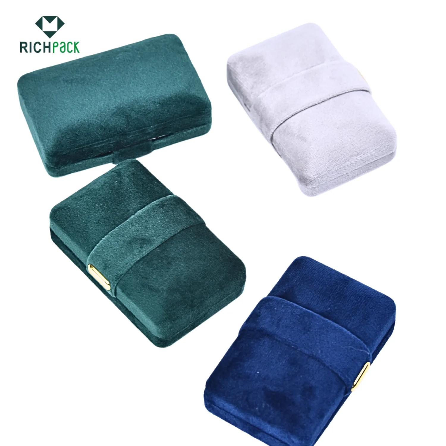 custom color velvet jewelry boxes 004