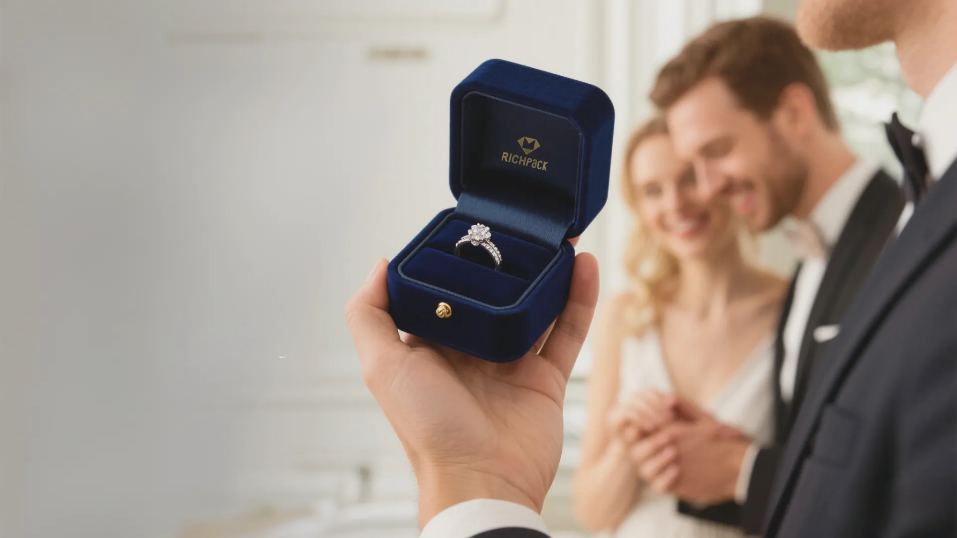 custom jewelry box in wedding