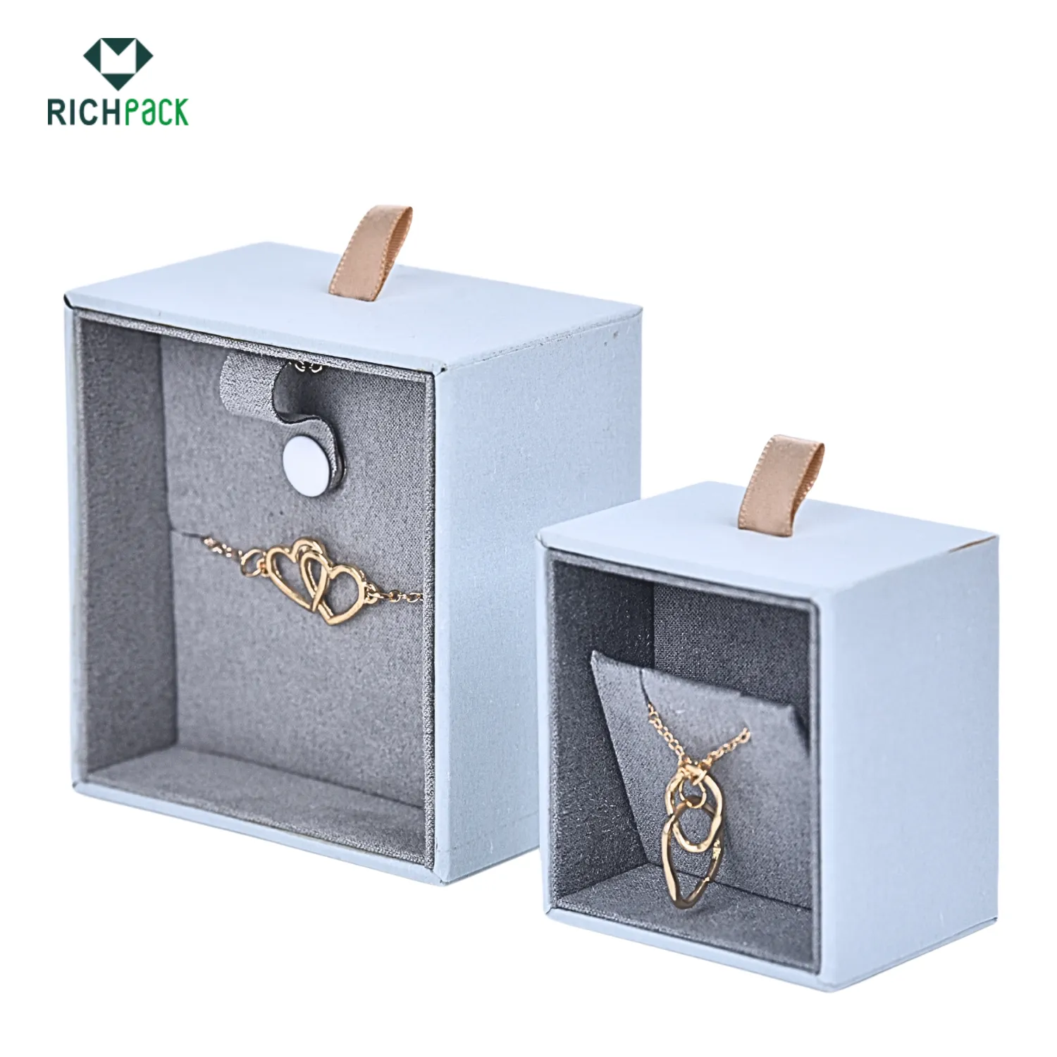 drawer necklace packaging with custom insert 001
