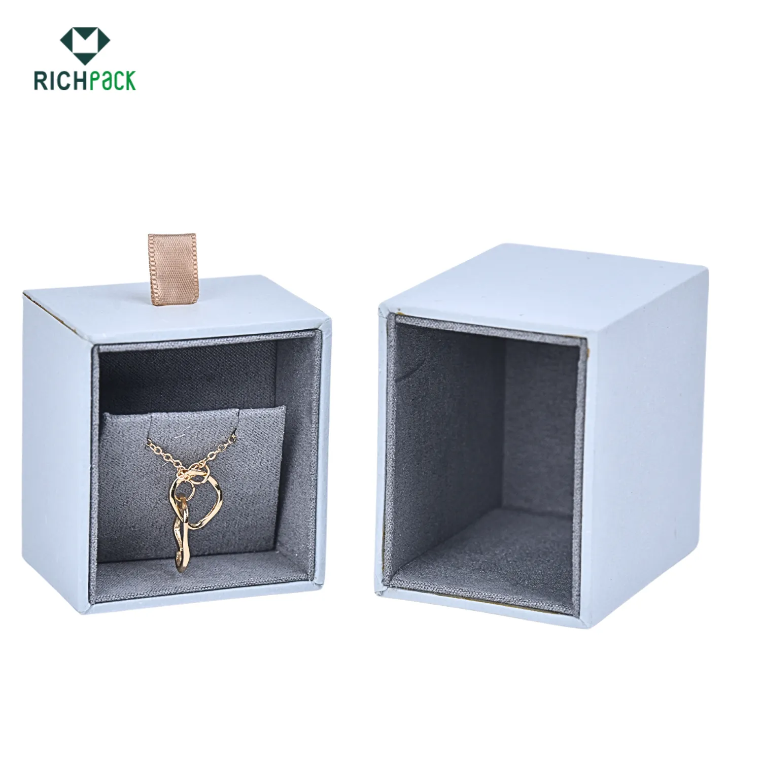 drawer necklace packaging with custom insert 004