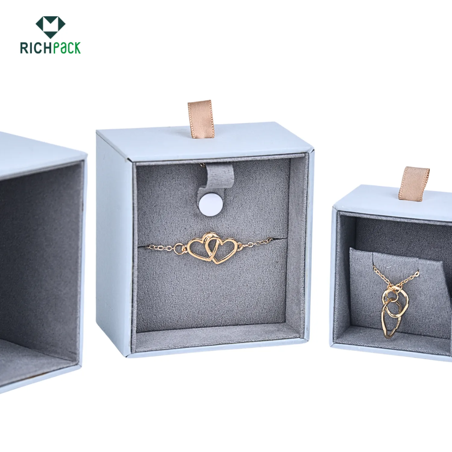 drawer necklace packaging with custom insert 005