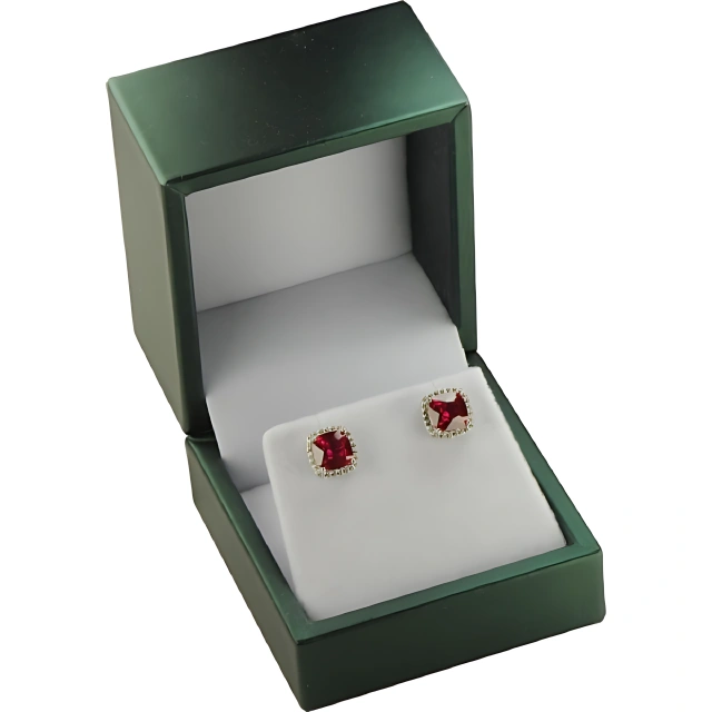 Exquisitely Pure & Gracefully Elegant White Gift Boxes: Unrivaled for Showcasing Jewelry in Stunning Fashion - earing gift box 3