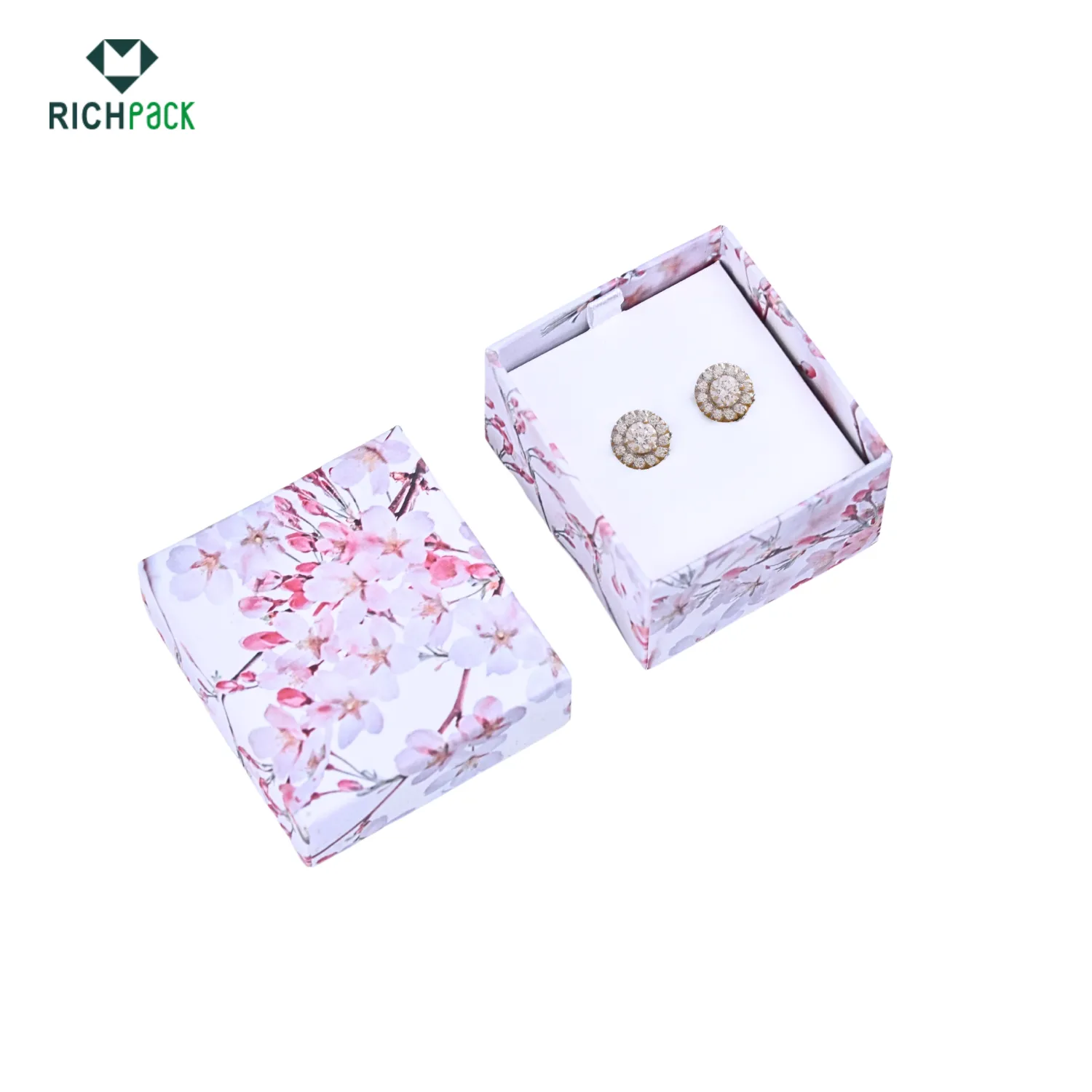 earring jewelry box with custom pattern 003
