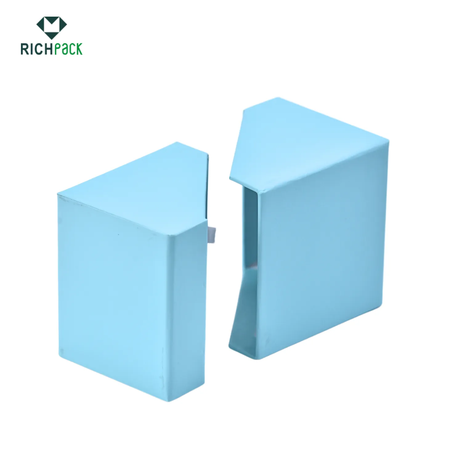 earrings and necklace 2 in 1 blue jewelry box 001