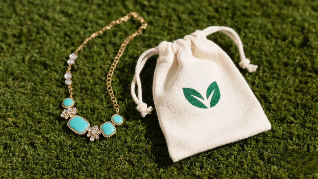 eco cotton mini pouch